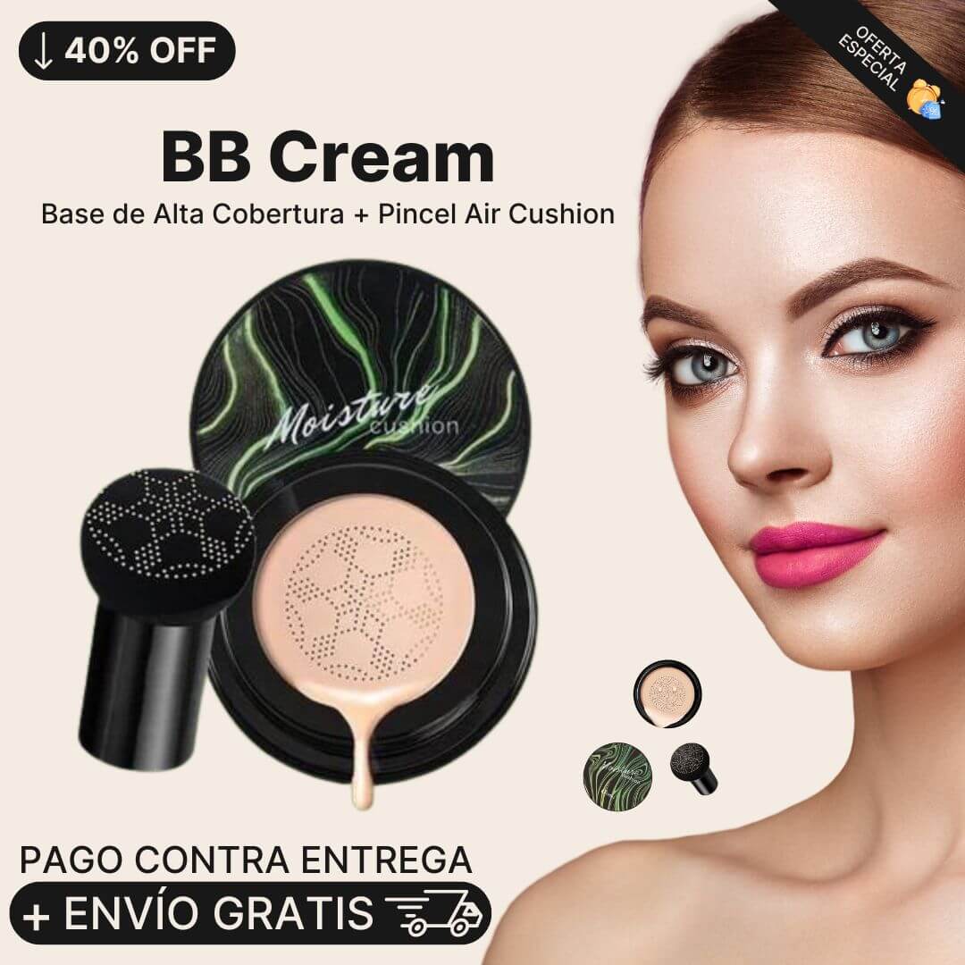 Base de Alta Cobertura BB Cream + Pincel Air Cushion